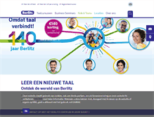 Tablet Screenshot of berlitz.nl